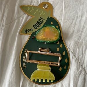 Avocado‎ Themed Hair Clips